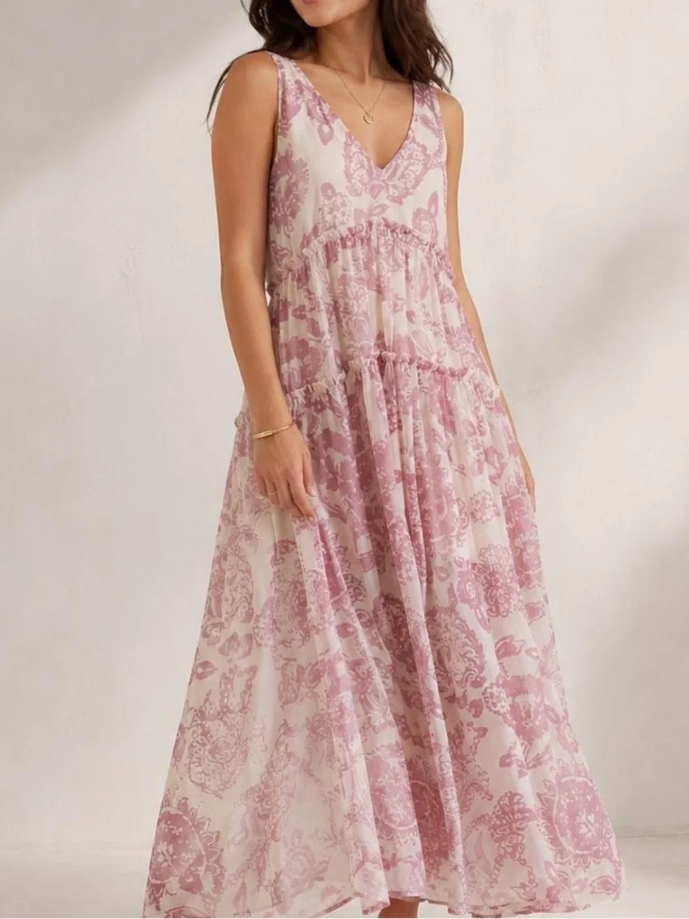 FREE PEOPLE Floral JULIANNA Maxi Dress small